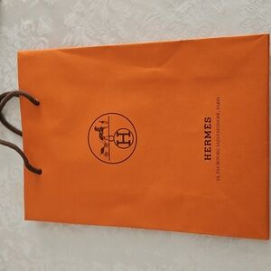 HERMÈS Shopping Bag, 11" X 8.5".
